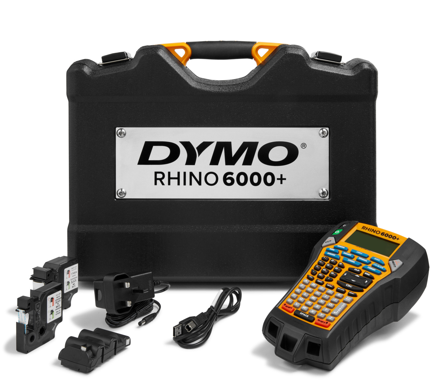 DYMO 2122967 Rhino 6000+ Industrial Label Maker with Carry Case
